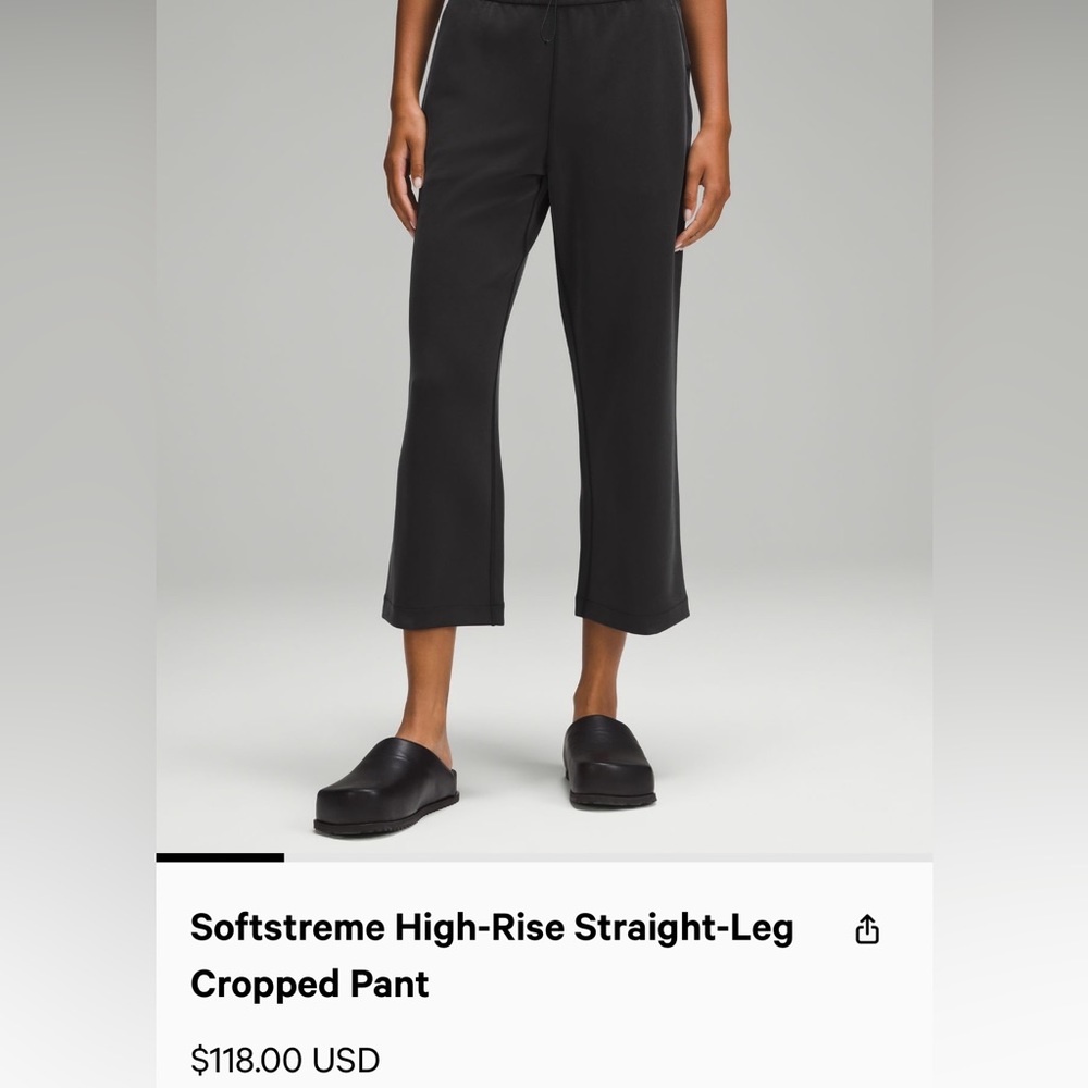 Lululemon Softstreme Crop
